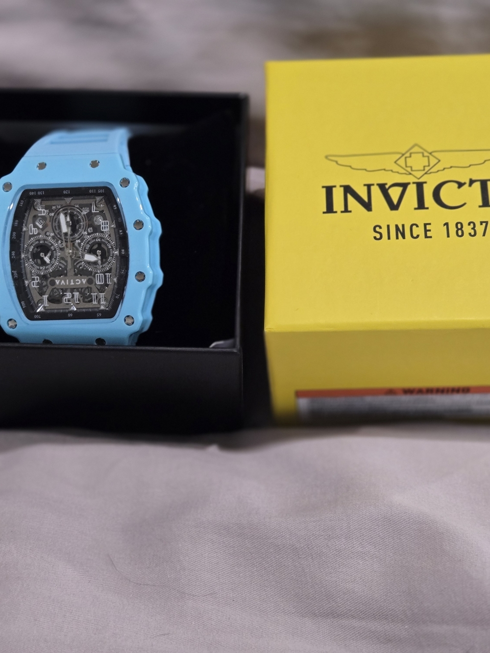 Invicta Men’s Light Blue Chronograph Watch